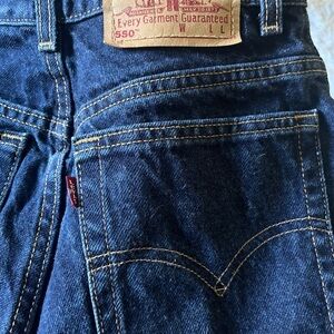 Levi's vintage women’s tall mom jeans 550